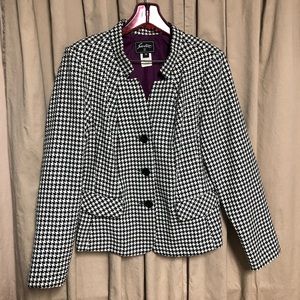 Vintage “Sweet Suit” Women’s Houndstooth Blazer 14